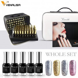 5 VIP kit Venalisa 120 as paletta + 9db ajándék géllakkal exluzív bőröndben
